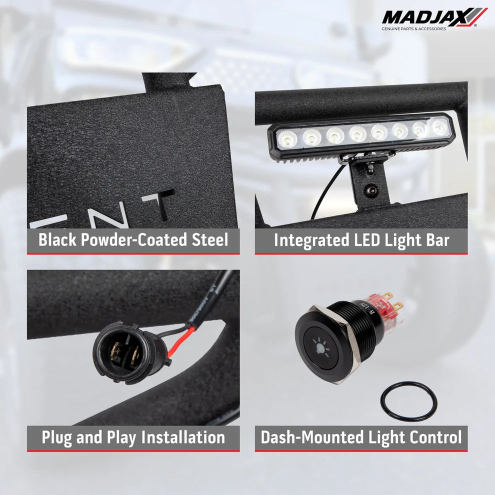MadJax Ascent Front Brush Guard with LED Light Bar