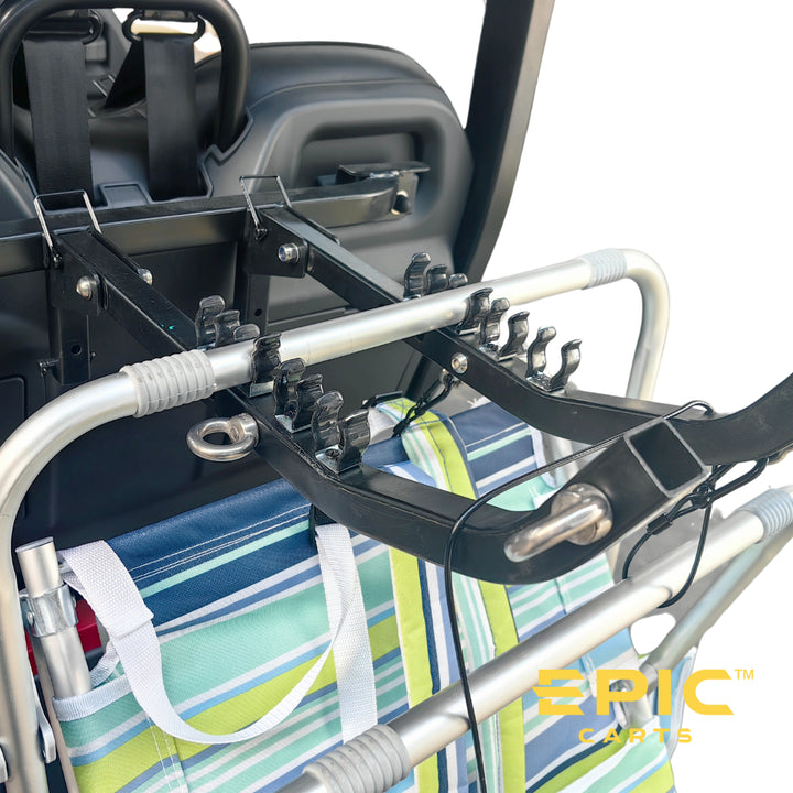 Beach Chair Holder for EPIC E40FX Golf Carts