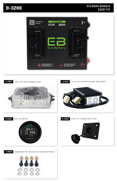 Eco Battery 48v 60ah LiFePO4 Lithium Battery