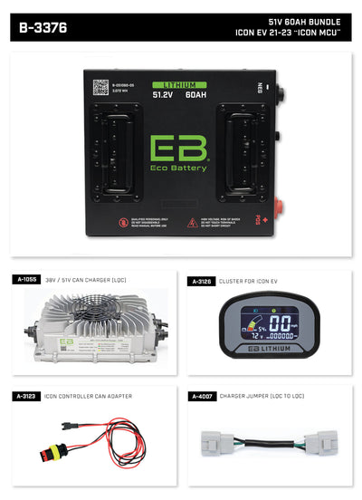 Eco Battery 48v 60ah LiFePO4 Lithium Battery