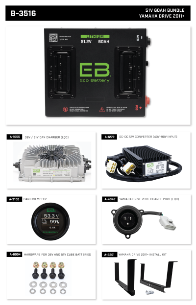 Eco Battery 48v 60ah LiFePO4 Lithium Battery