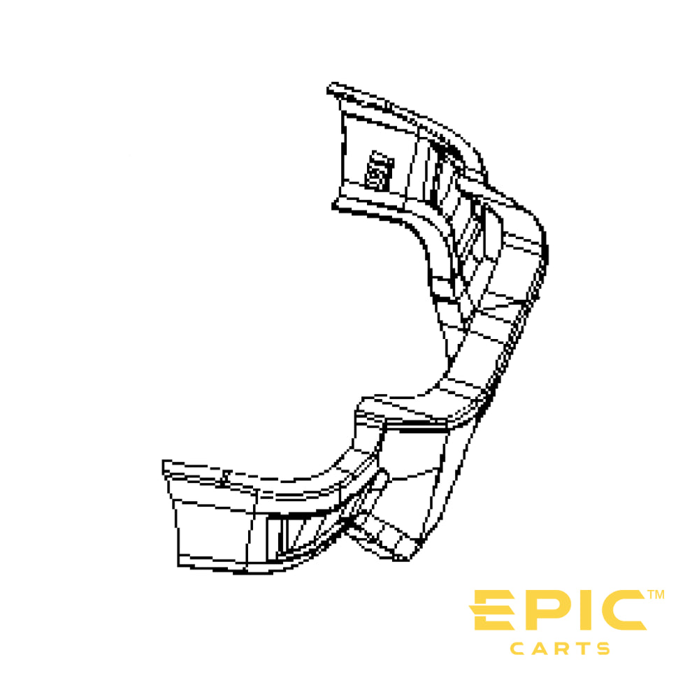 Rear Bumper for EPIC E40FX Golf Carts