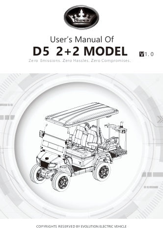 EVOLUTION D5 2+2 RANGER & MAVERICK OWNERS MANUAL (DIGITAL DOWNLOAD ONLY READ PRODUCT DESCRIPTION)