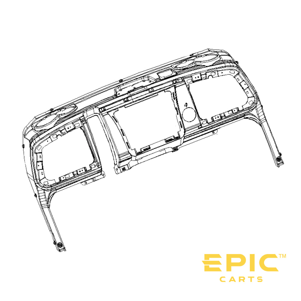 Dashboard for EPIC E40FX Golf Carts