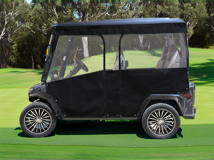 Evolution D6 DMAX GT4 and XT4 4 Passenger DoorWorks Track Style Golf Cart Enclosure