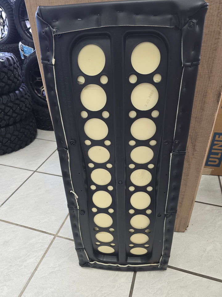 Evolution Golf Cart Rear Seat Bottom Cushions Black with White Stripe
