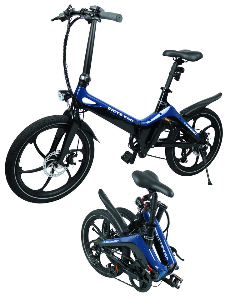 BLAUPUNKT FIETE 500 E-BIKE - MAGNESIUM SINGLE DIE-CAST FOLDABLE FRAME