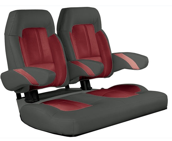 Evolution EV Golf Cart American Sportster High Back Premium Seats w/Armrest fits Evolutions Classic Pro &amp; Plus and Forester Plus