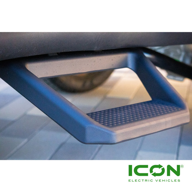 Heavy Duty Steel Side Step Nerf Bars for ICON Golf Cart