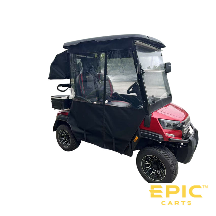 EPIC E20FX Golf Cart Sunbrella Track Style Enclosure