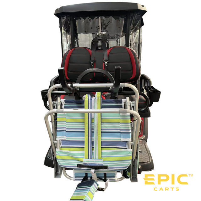 Beach Chair Holder for EPIC E60FX and ICON i40X, i60LX Golf Carts
