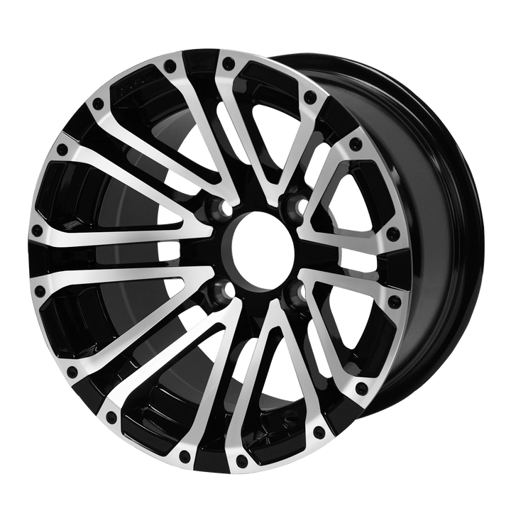 14″ Lancer Machined &amp; Black Wheel – Aluminum Alloy