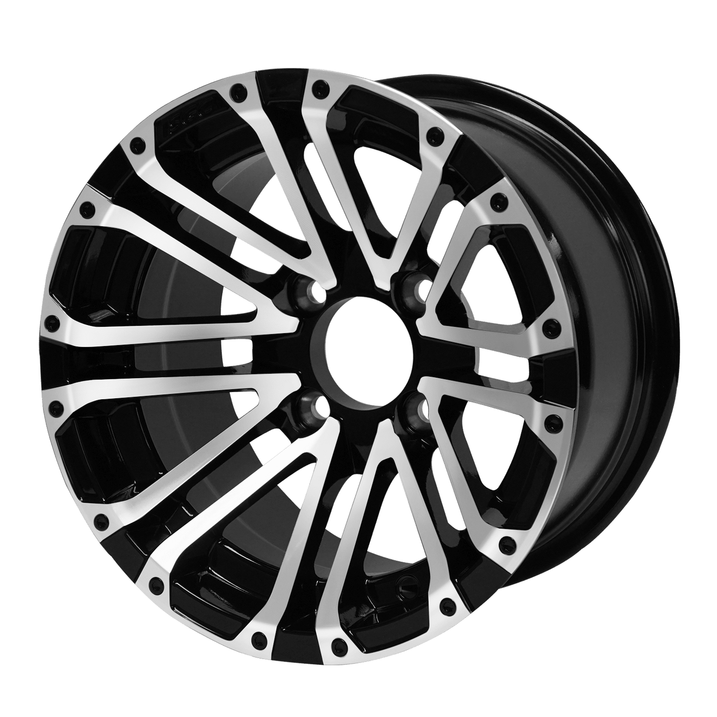 14″ Lancer Machined & Black Wheel – Aluminum Alloy