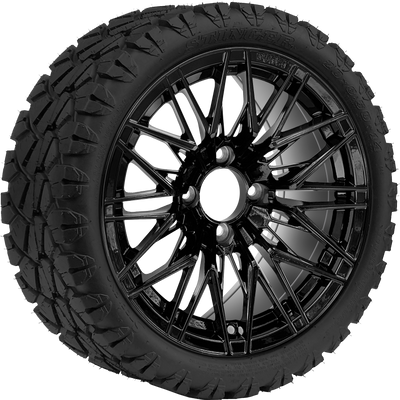 14″ Hornet Black Wheel – Aluminum Alloy / STEELENG BEAST WHEELS