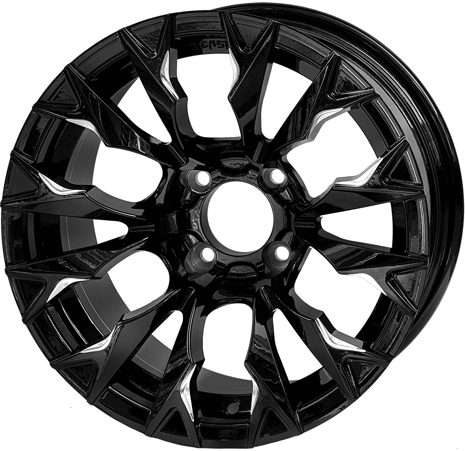 14″ Goblin Black Milled Wheel – Aluminum Alloy / STEELENG BEAST