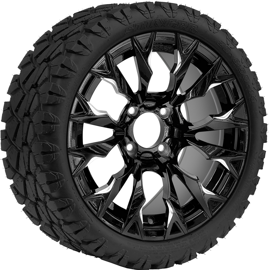 14″ Goblin Black Wheel – Aluminum Alloy / STEELENG BEAST WHEELS