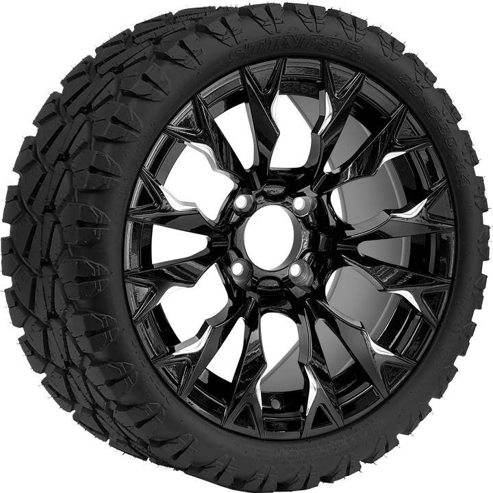 14″ Goblin Black Wheel – Aluminum Alloy / STEELENG BEAST WHEELS