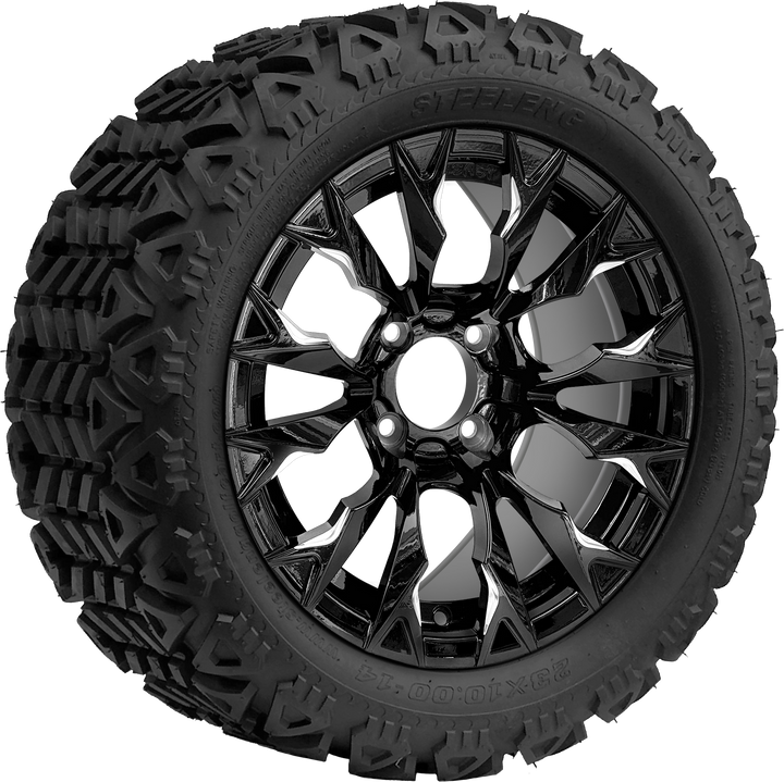 14″ Goblin Black Wheel – Aluminum Alloy / STEELENG BEAST WHEELS
