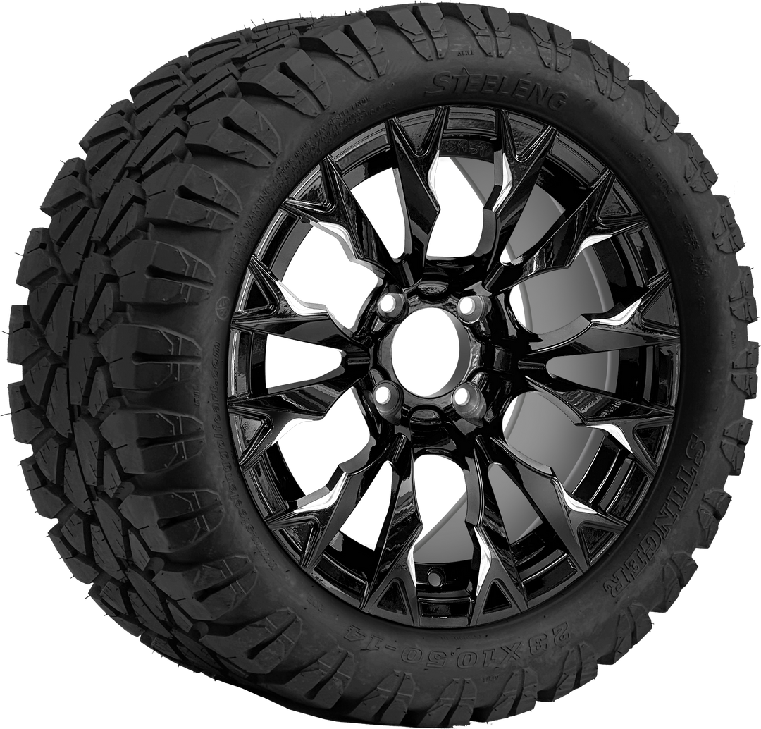 14″ Goblin Black Wheel – Aluminum Alloy / STEELENG BEAST WHEELS