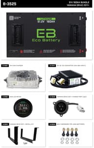 Eco Battery LIFEPO4 Lithium 51v 160ah Bundle