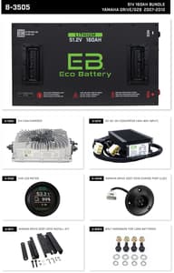 Eco Battery LIFEPO4 Lithium 51v 160ah Bundle