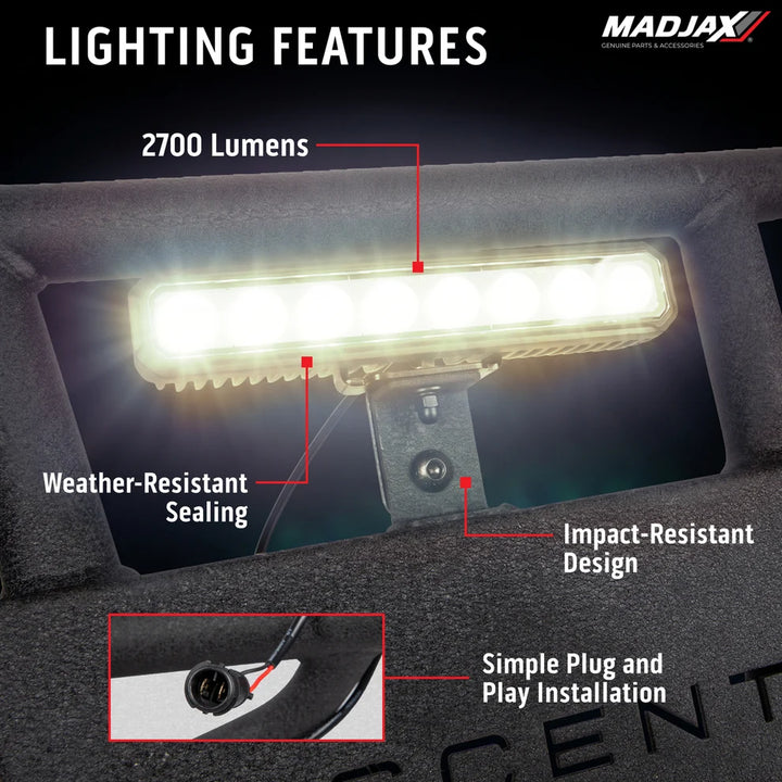 MadJax Ascent Front Brush Guard with LED Light Bar