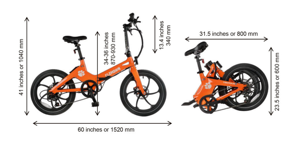 BLAUPUNKT CLEMSON EDITION 500 E-BIKE - MAGNESIUM SINGLE DIE-CAST FOLDABLE FRAME