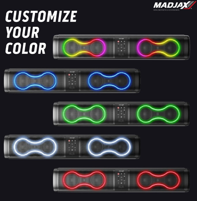 MadJax® 26 Inch Decibel Soundbar 500 Watts with RGB LEDS