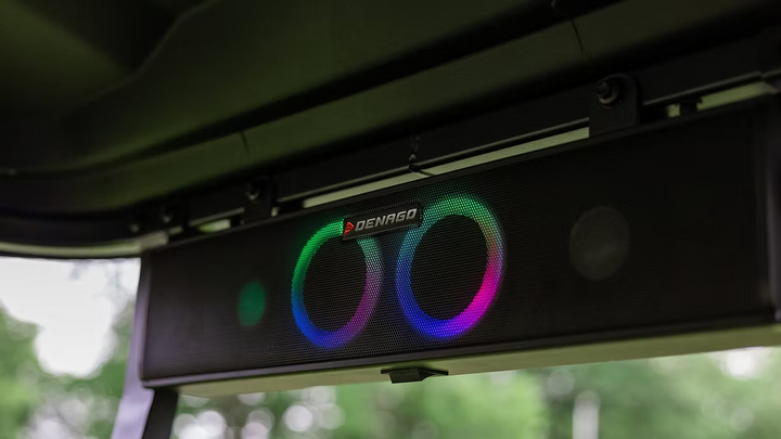 Denago EV Golf Cart Bluetooth RGB Soundbar