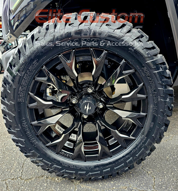 14″ Goblin Black Wheel – Aluminum Alloy / STEELENG BEAST WHEELS