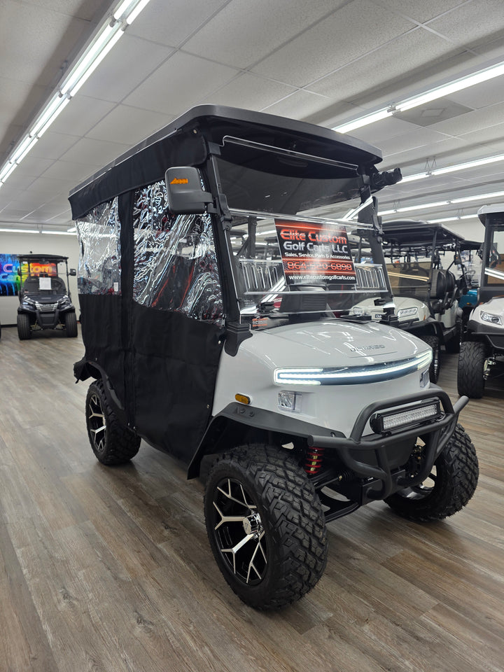Denago Nomad XL 4 Passenger DoorWorks Golf Cart Enclosure With Tracks