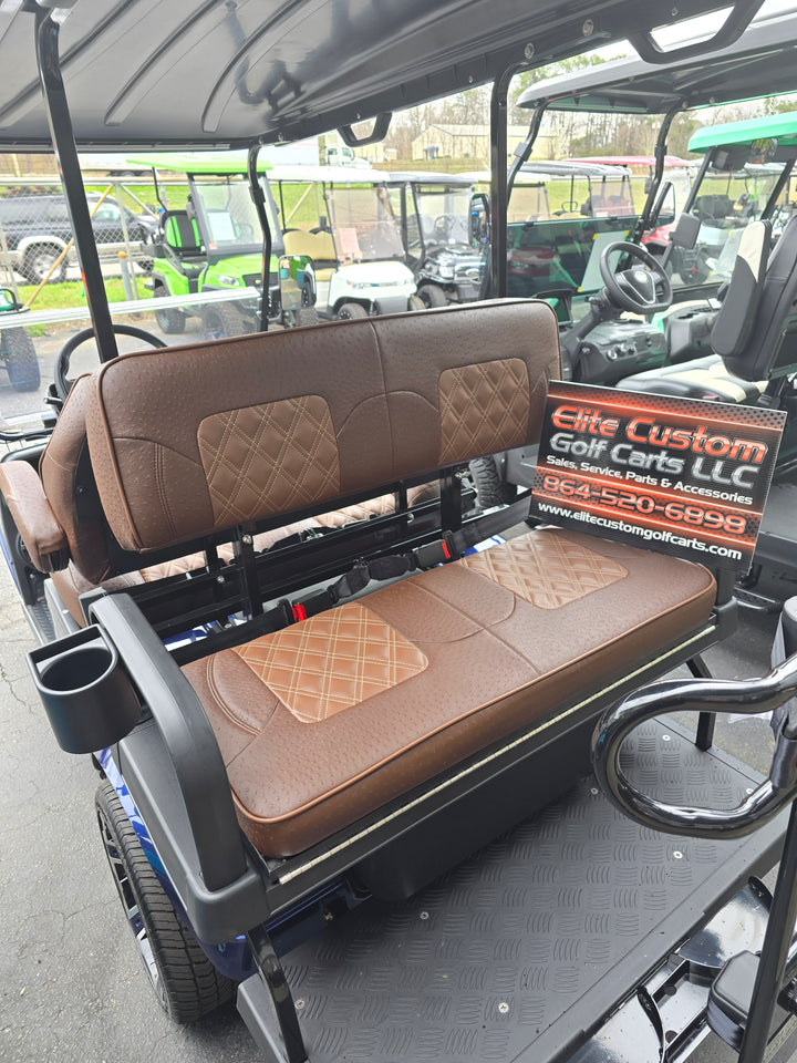 Evolution EV Golf Cart Legacy Series Premium Double Diamond Stich Seats w/Armrest fits Evolutions Classic Pro , Plus and Forester Plus
