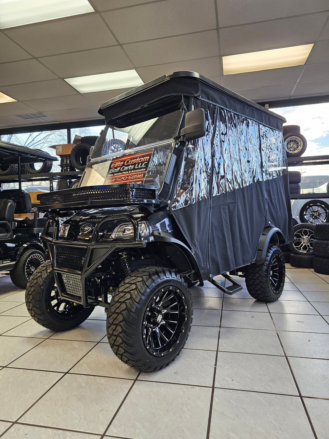 Evolution 4 Passenger Track Style Golf Cart Enclosure By Evolution Fits Classic 4 Pro &amp; Plus , Forester 4 Plus Models