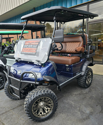 Evolution EV Golf Cart Legacy Series Premium Chocolate Brown Double Diamond Stich Seats w/Armrest fits Evolutions Classic Pro , Plus and Forester Plus