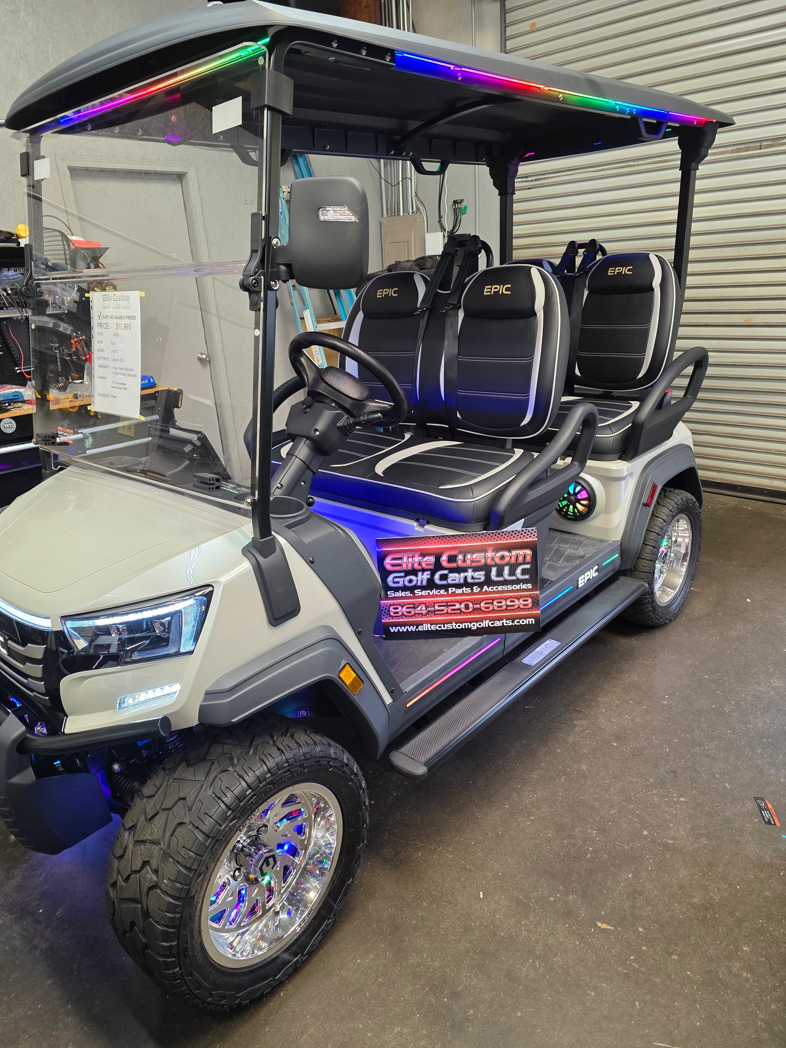 EPIC E40FX AND E60FX RUNNING BOARDS SIDE STEPS – Elite Custom Golf