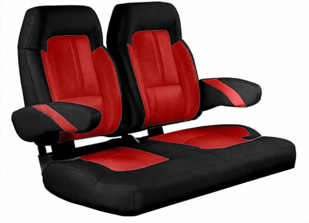 EZGO TXT Golf Cart American Sportster High Back Premium Seats w/Armrest