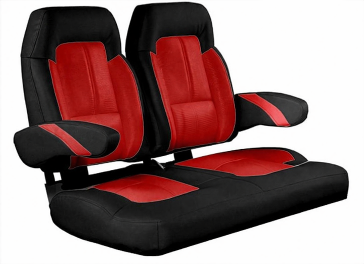 EZGO TXT Golf Cart American Sportster High Back Premium Seats w/Armrest