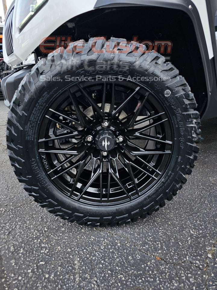 14″ Hornet Black Wheel – Aluminum Alloy / STEELENG BEAST 22″x10.5″-14″ GATOR All Terrain DOT Approved