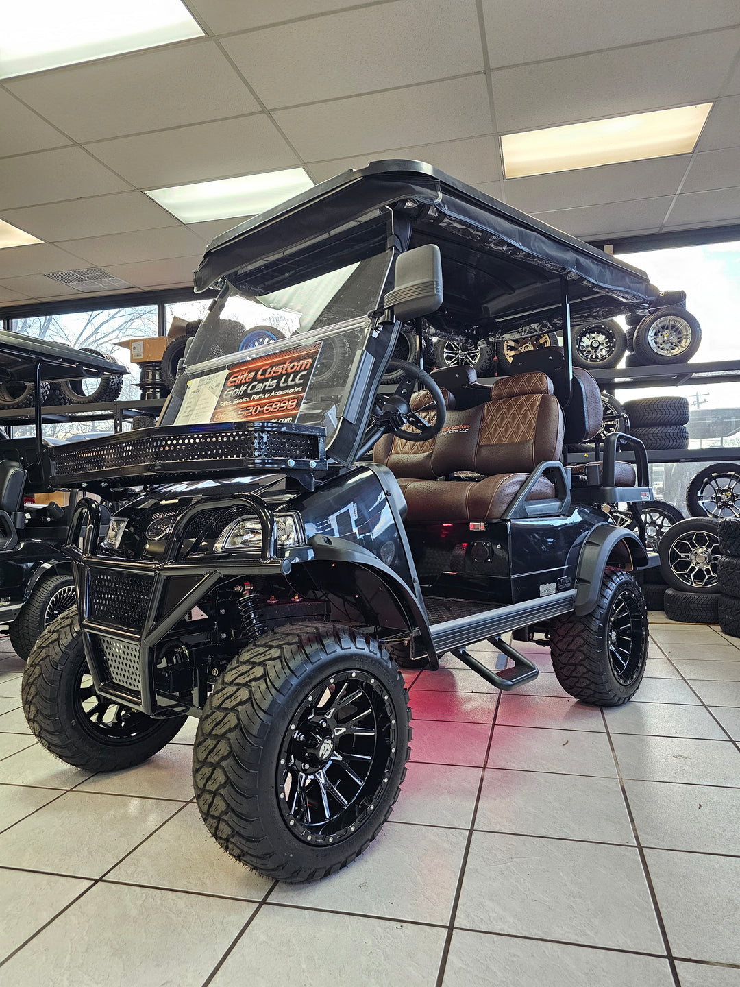 Evolution Golf Cart Side Steps Fits Classic Pro &amp; Plus, Forester, Carrier &amp; Turfman Models