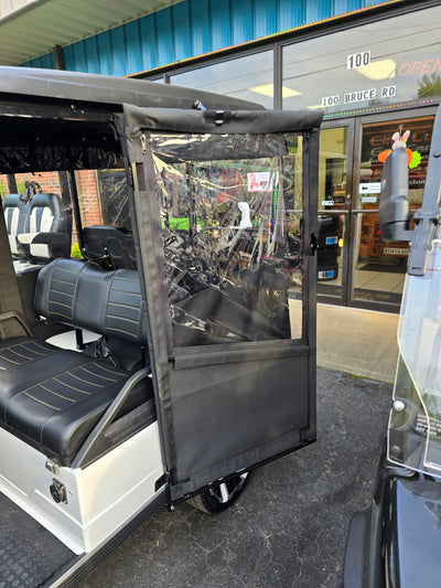 Evolution 4 Passenger Hinged Door Golf Cart Enclosure By Doorworks Fits Classic 4 Pro & Plus , Forester 4 Plus Models