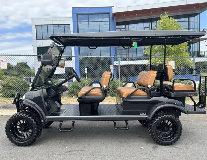 Evolution Golf Cart Side Steps Fits Classic Pro &amp; Plus, Forester, Carrier &amp; Turfman Models
