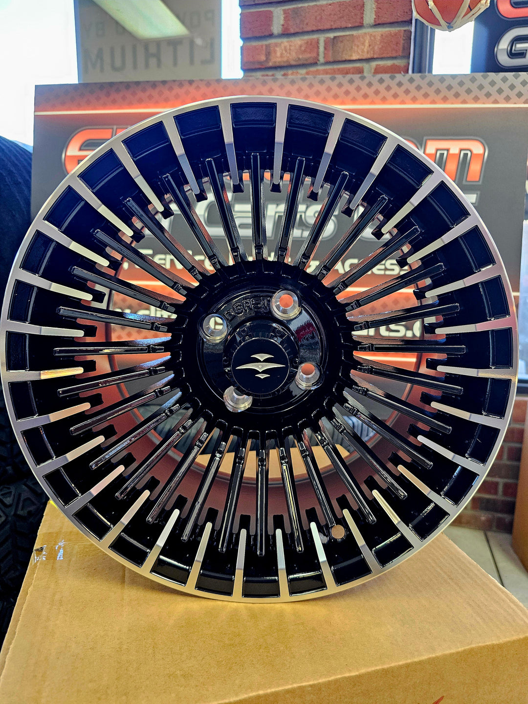 14″ Piranha Machined &amp; Black Wheel – Aluminum Alloy / STEELENG BEAST WHEELS