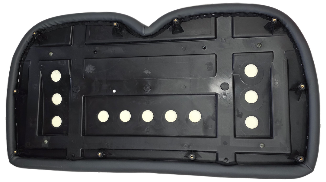 Denago EV Golf Cart Front Seat Backrest Factory Gray Diamond Stich
