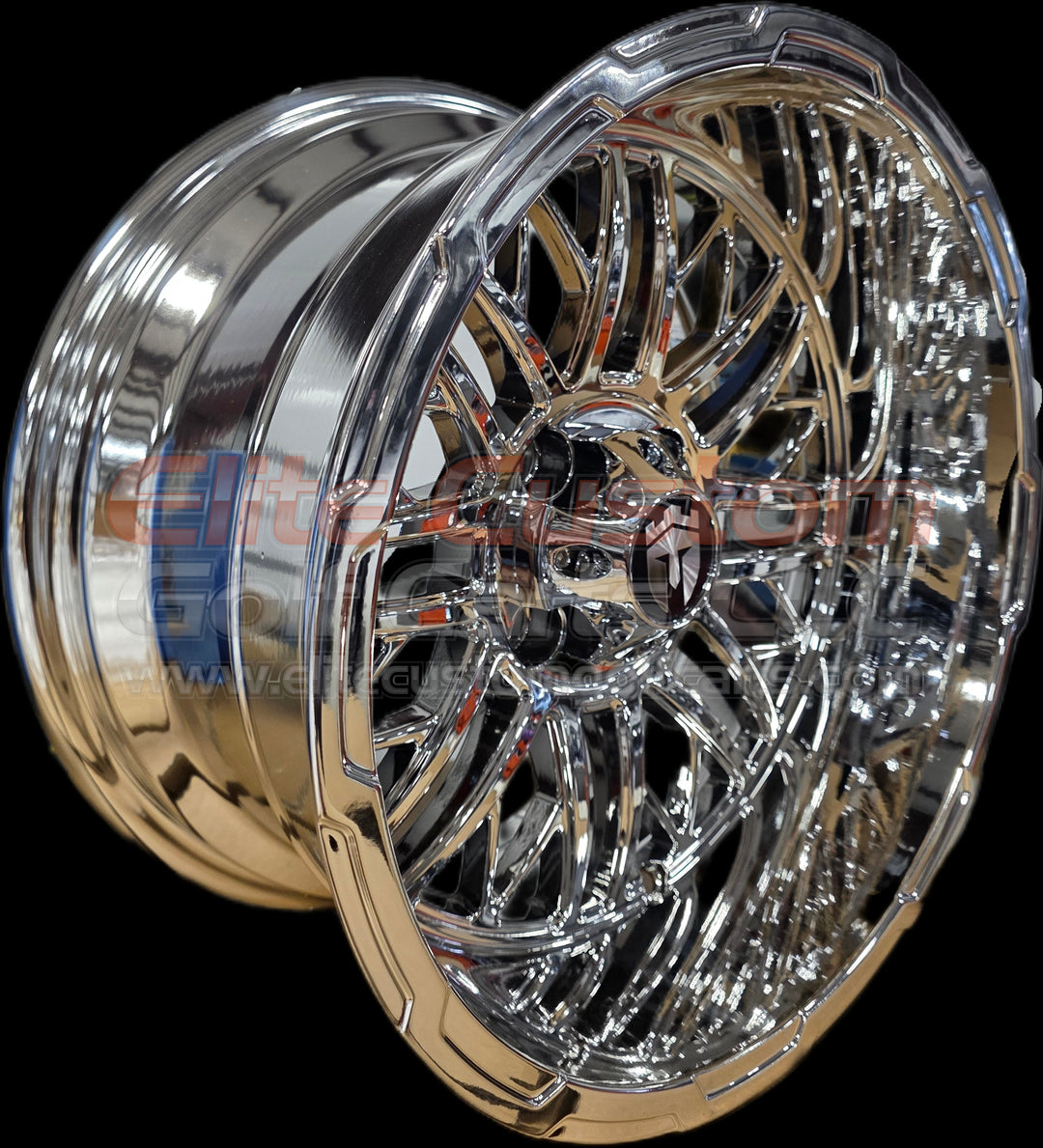 15″ Empire Keng Chrome Golf Cart Wheel
