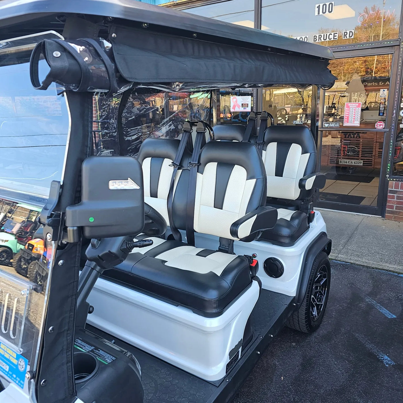 Evolution D5 Ranger & Maverick 4 Passenger DoorWorks Golf Cart Enclosure