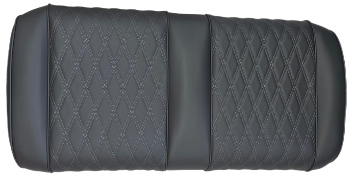 Denago EV Golf Cart Front Seat Bottom Cushion Factory Gray Diamond Stich