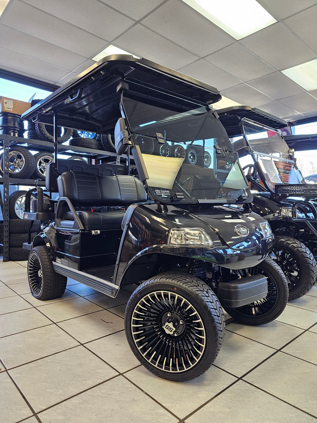 Evolution Golf Cart Tinted Windshield Fits Classic Plus, Classic Pro, Forrester Plus and Carrier Plus Models