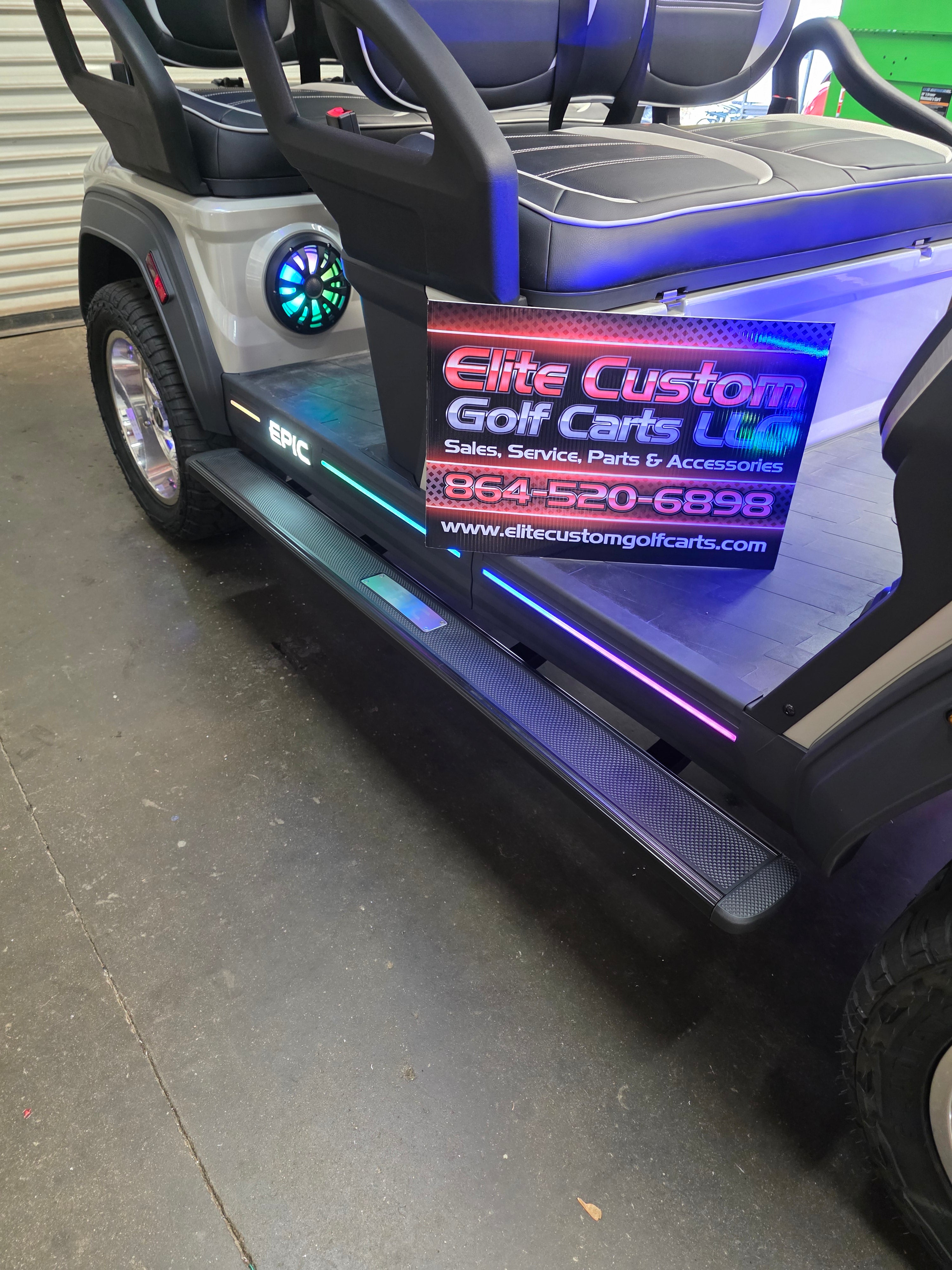 EPIC E40FX AND E60FX RUNNING BOARDS SIDE STEPS – Elite Custom Golf
