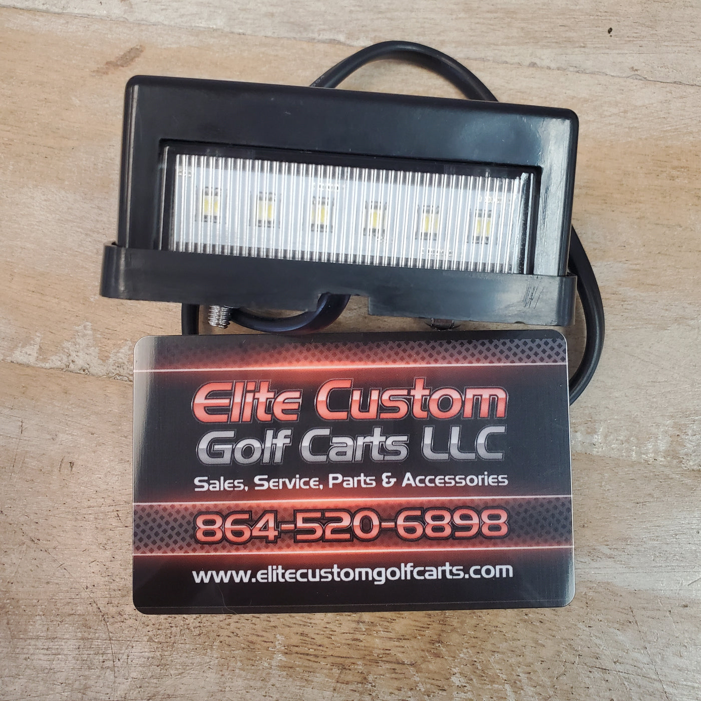 Evolution Golf Cart Replacement LED License Plate Light