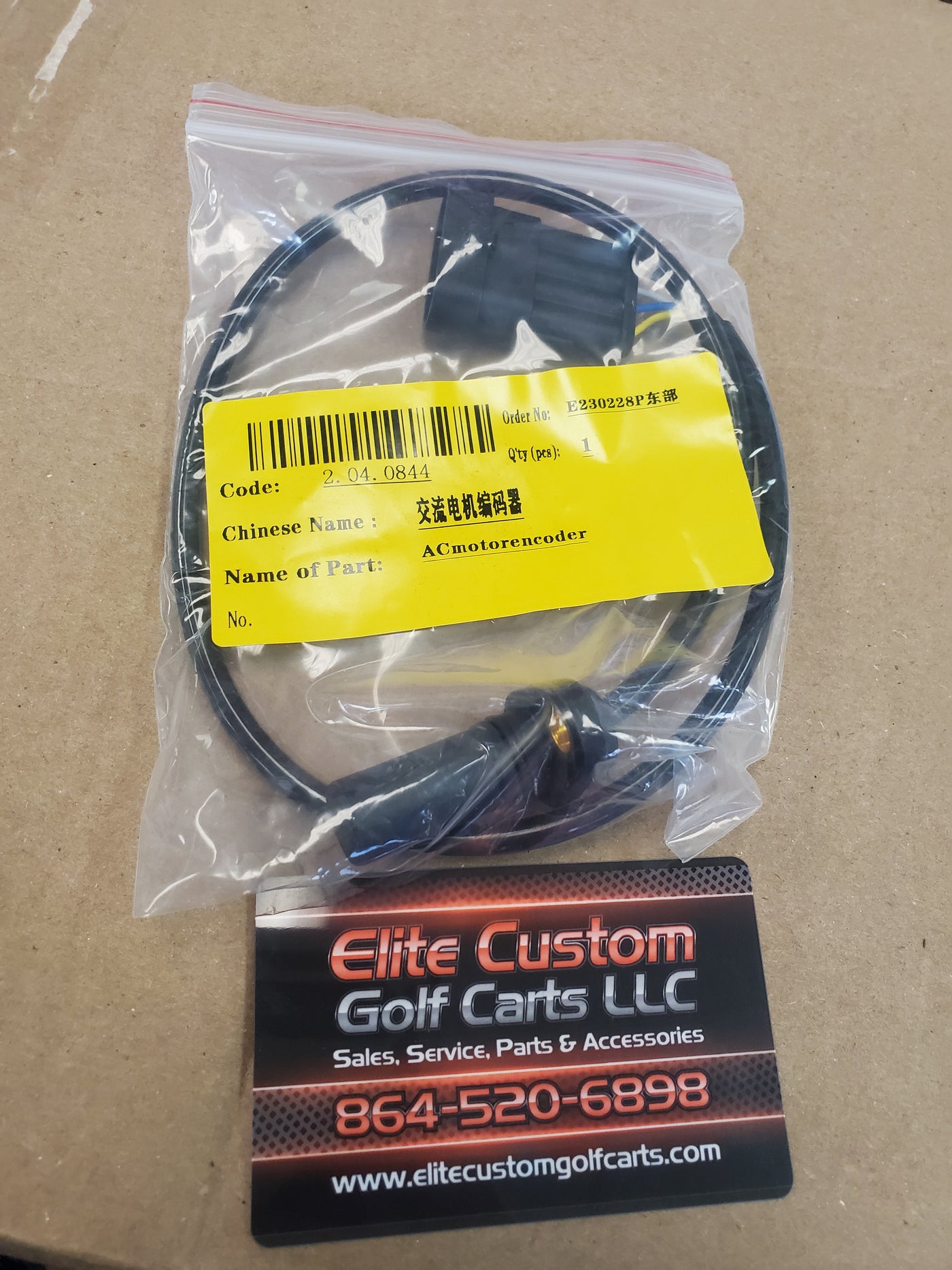 Evolution Golf Cart Speed Encoder for (PYX) 6.3 KW AC Motor Fits Classic Plus, Forester, Carrier Models